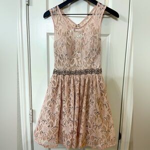 City Studio size 3 light pink dress.